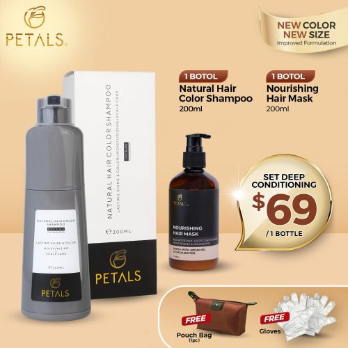 [SG] SET DEEP CONDITIONING - Burgandy 1 bottles 200ml + Hair Mask 200ml