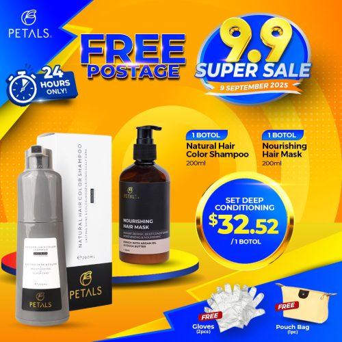 [SG] 9.9 SALE - SET DEEP CONDITIONING - Coco Black 1 bottles 200ml + Hair Mask 200ml