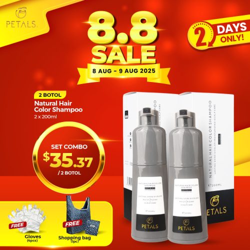 [SG] 8.8 SALE -  SET COMBO - Burgandy 2 bottles 400ml