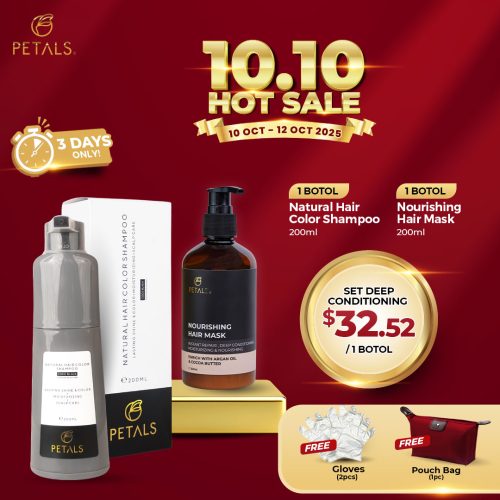 [SG] 10.10 SALE - SET DEEP CONDITIONING - Burgandy 1 bottles 200ml + Hair Mask 200ml