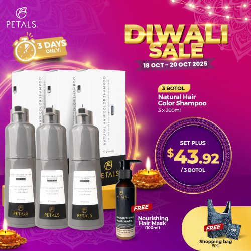 [SG] DIWALI SALE - SET PLUS - 2 Burgandy 1 Darkbrown botol 600ml