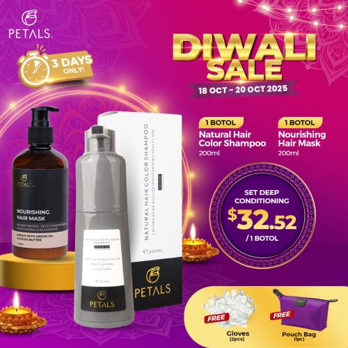 [SG] DIWALI SALE - SET DEEP CONDITIONING - Burgandy 1 botol 200ml