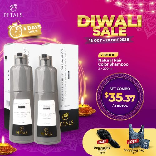 [SG] DIWALI SALE - SET COMBO - 1 Coco Black 1 Burgandy botol 400ml
