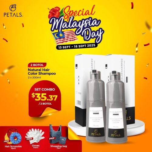 [SG] SPECIAL MALAYSIA SALE - SET COMBO - 1x Coco Black 1x Burgandy botol 400ml