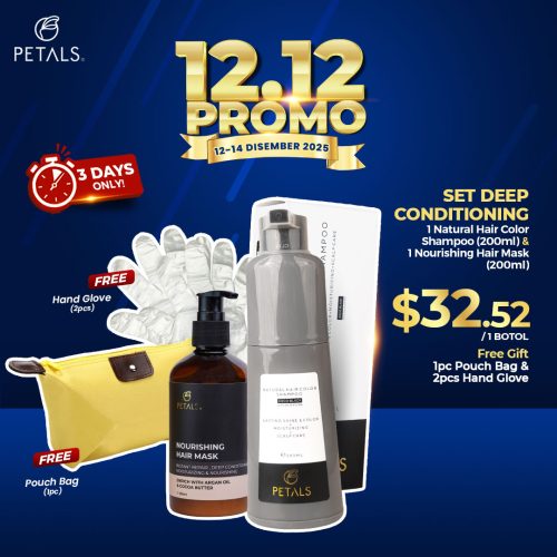 [SG] 12.12 SALE - SET DEEP CONDITIONING - Burgandy 1 bottles 200ml + Hair Mask 200ml