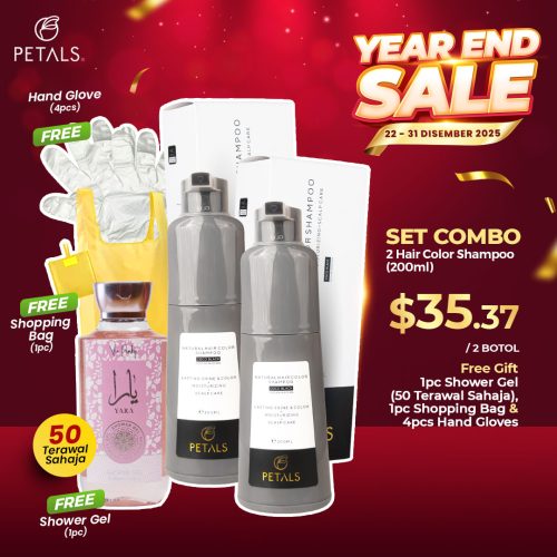 [SG] YEAR END SALE - SET COMBO - Darkbrown 2 bottles 400ml