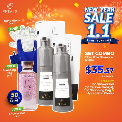 [SG] NEW YEAR 1.1 SALE - SET COMBO - Darkbrown 2 bottles 400ml