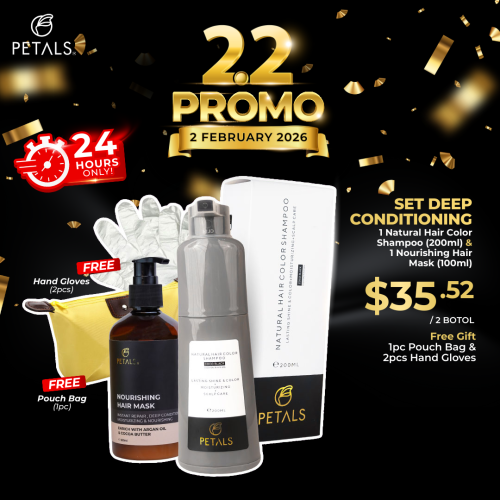 [SG] 2.2 PROMO - SET DEEP CONDITIONING - Burgandy 1 botol 200ml