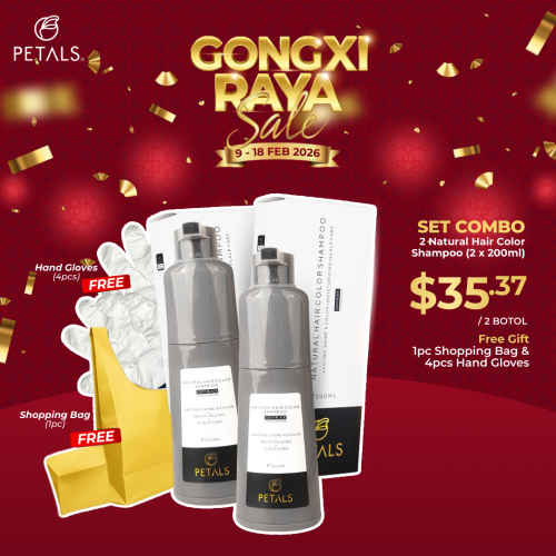 [SG] GONGXI RAYA SALE - SET COMBO - 1 Coco Black 1 Darkbrown bottles 400ml