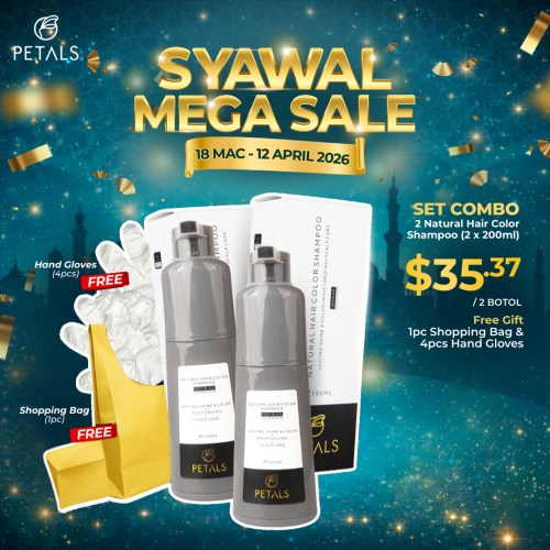 [SG] SYAWAL MEGA SALE  - SET COMBO - 1 Coco Black 1 Burgandy bottles 400ml